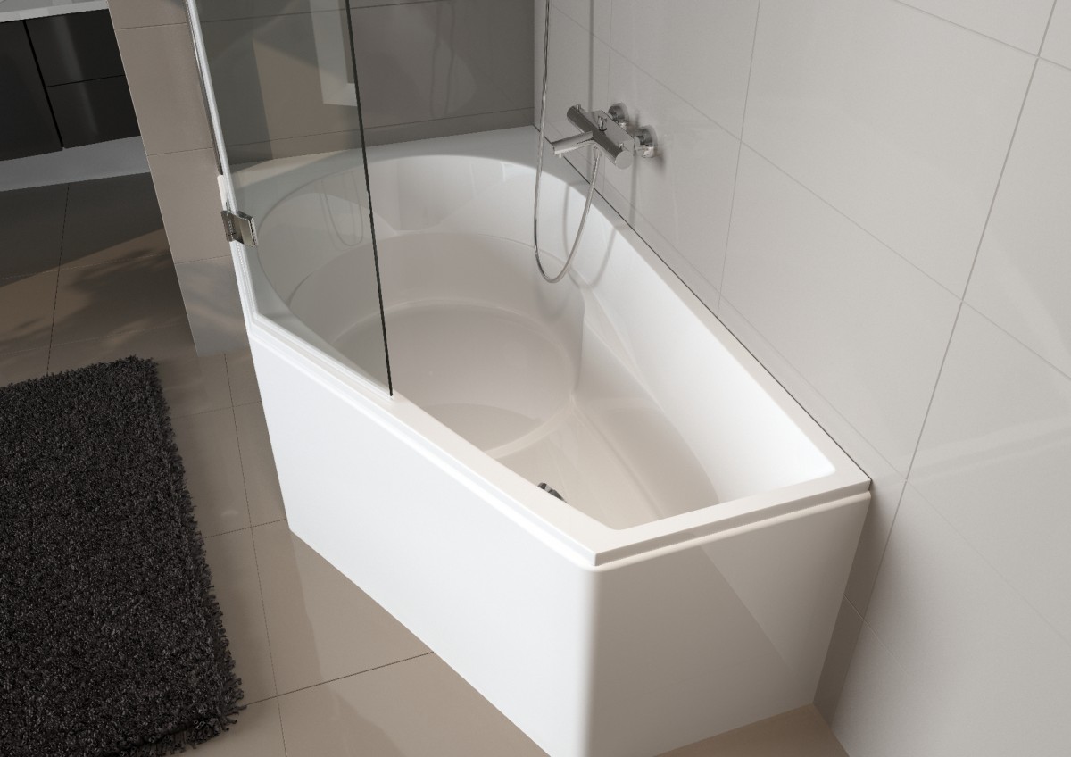 Raumspar Badewanne T&R Yukan Ausführung rechts / links 160 x 90 x 48 cm Raumspar Badewanne T&R Yukan Ausführung rechts / links 160 x 90 x 48 cm