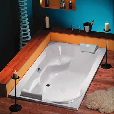 Whirlpool Basic 200 x 120 x 45 cm T&R Design Badewanne Duo Whirlpool Basic 200 x 120 x 45 cm T&R Design Badewanne Duo