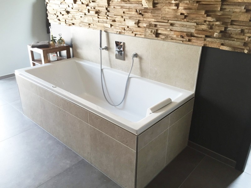 {Badewanne einbauen
87} Badewanne Rechteck Mona 200 x 90 x 50 T&R Design | {Badewanne einbauen
87}